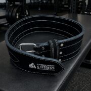 Silverback Strength Weightlifting Belt | 10mm Premium Amara Leather, Double Prong Roller Buckle