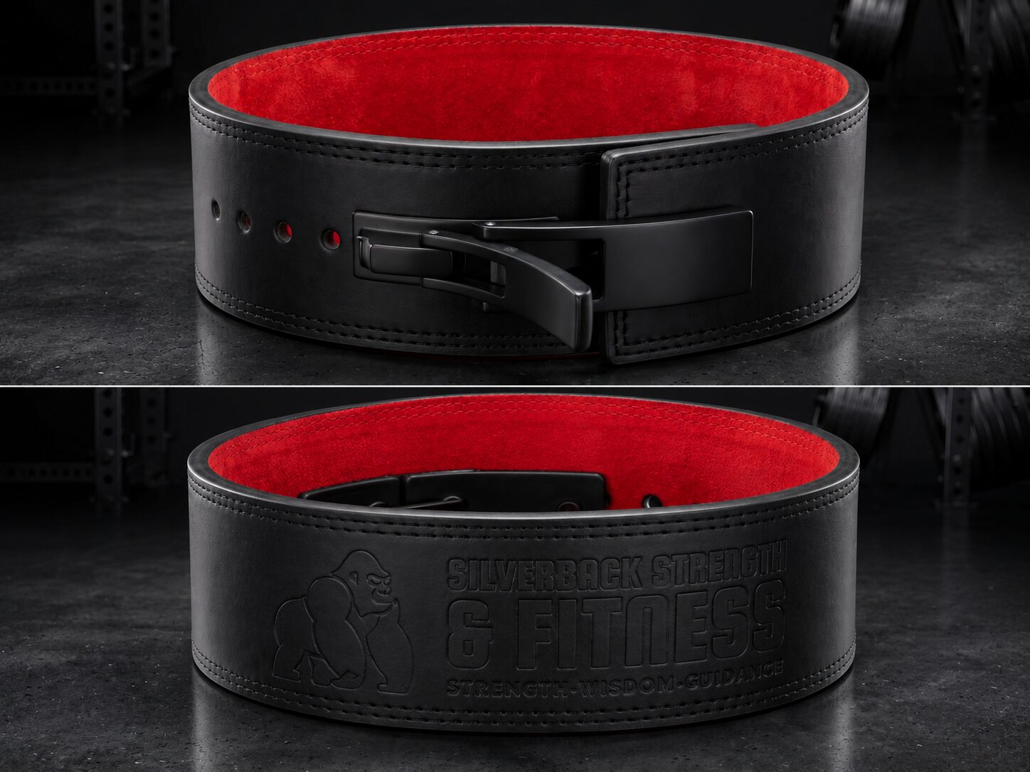 Silverback Strength & Fitness | Single Lever Weightlifting Belt – 10mm Premium Amara Leather