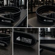 Silverback Strength Weightlifting Belt | 10mm Premium Amara Leather, Double Prong Roller Buckle
