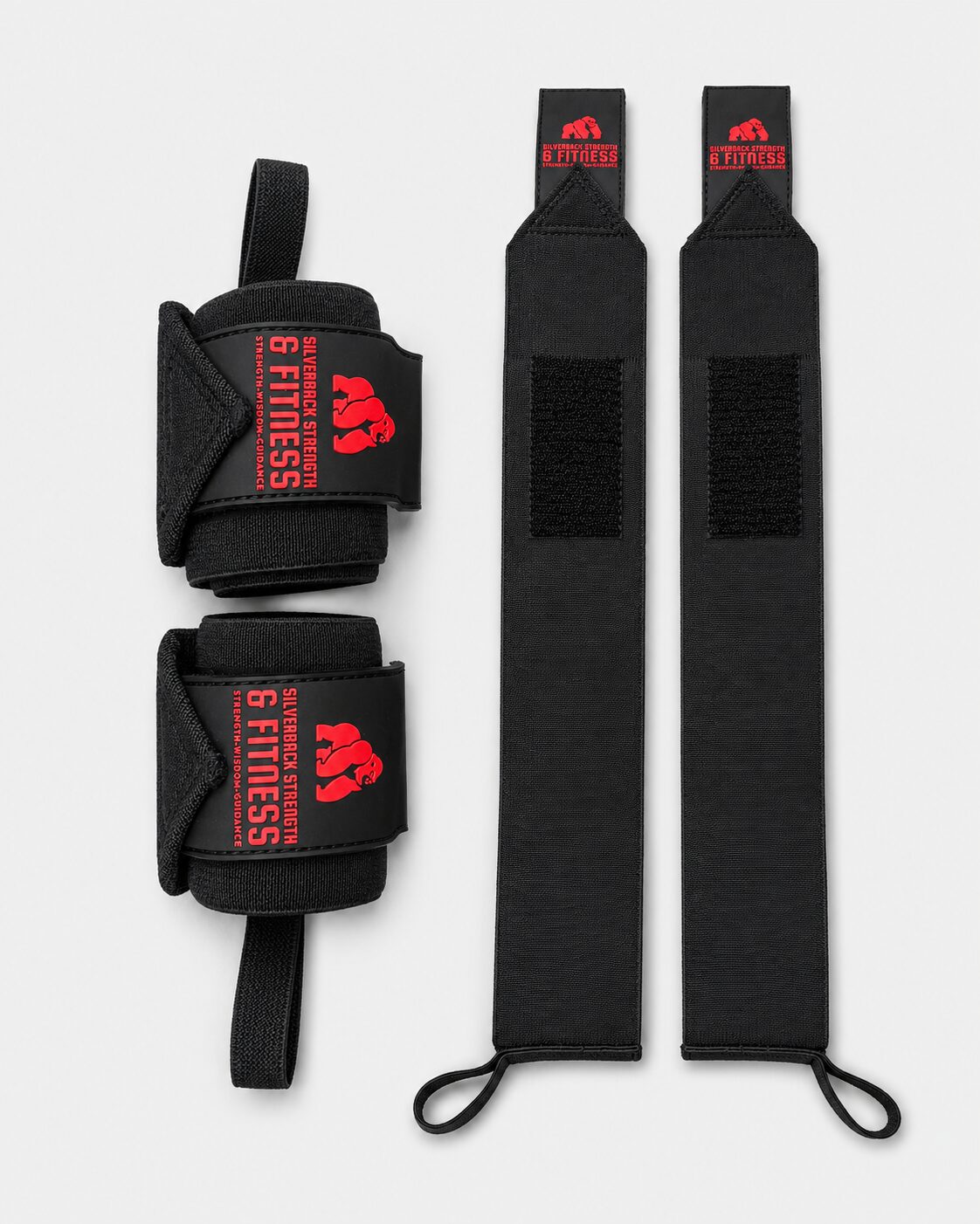 Silverback Strength & Fitness Wrist Wraps | Heavy Duty Wrist Support