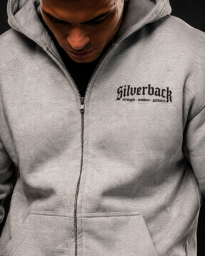 Grey Essential Men’s Zipped Hoodie