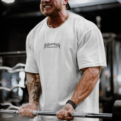 Quattro Collezione Oversized White Silverback T-Shirt