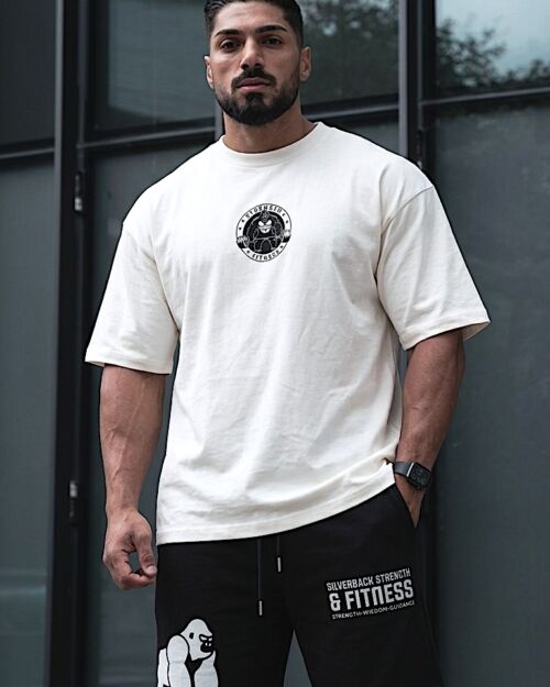 Quattro Collezione Oversized White Circle T-Shirt