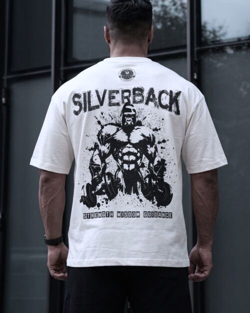 Quattro Collezione Oversized White Circle T-Shirt