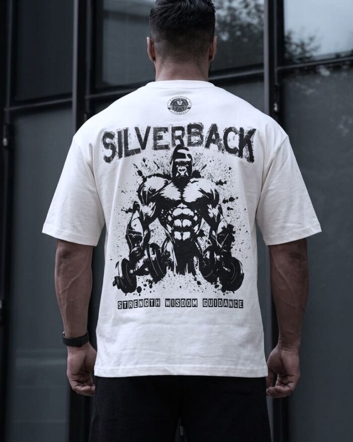 Quattro Collezione Oversized White Circle T-Shirt