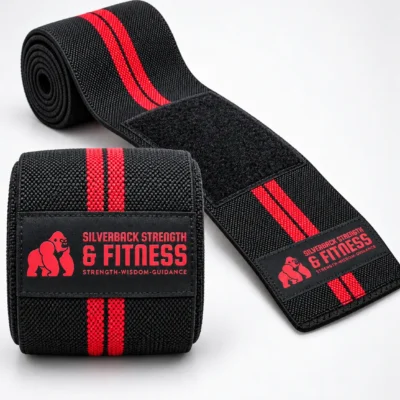 Silverback Strength & Fitness Knee Wraps | Heavy Duty Knee Support