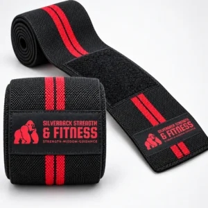 Silverback Strength & Fitness Knee Wraps | Heavy Duty Knee Support