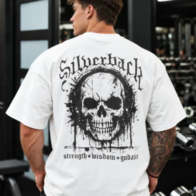 Quattro Collezione Oversized White Circle T-Shirt 2.0