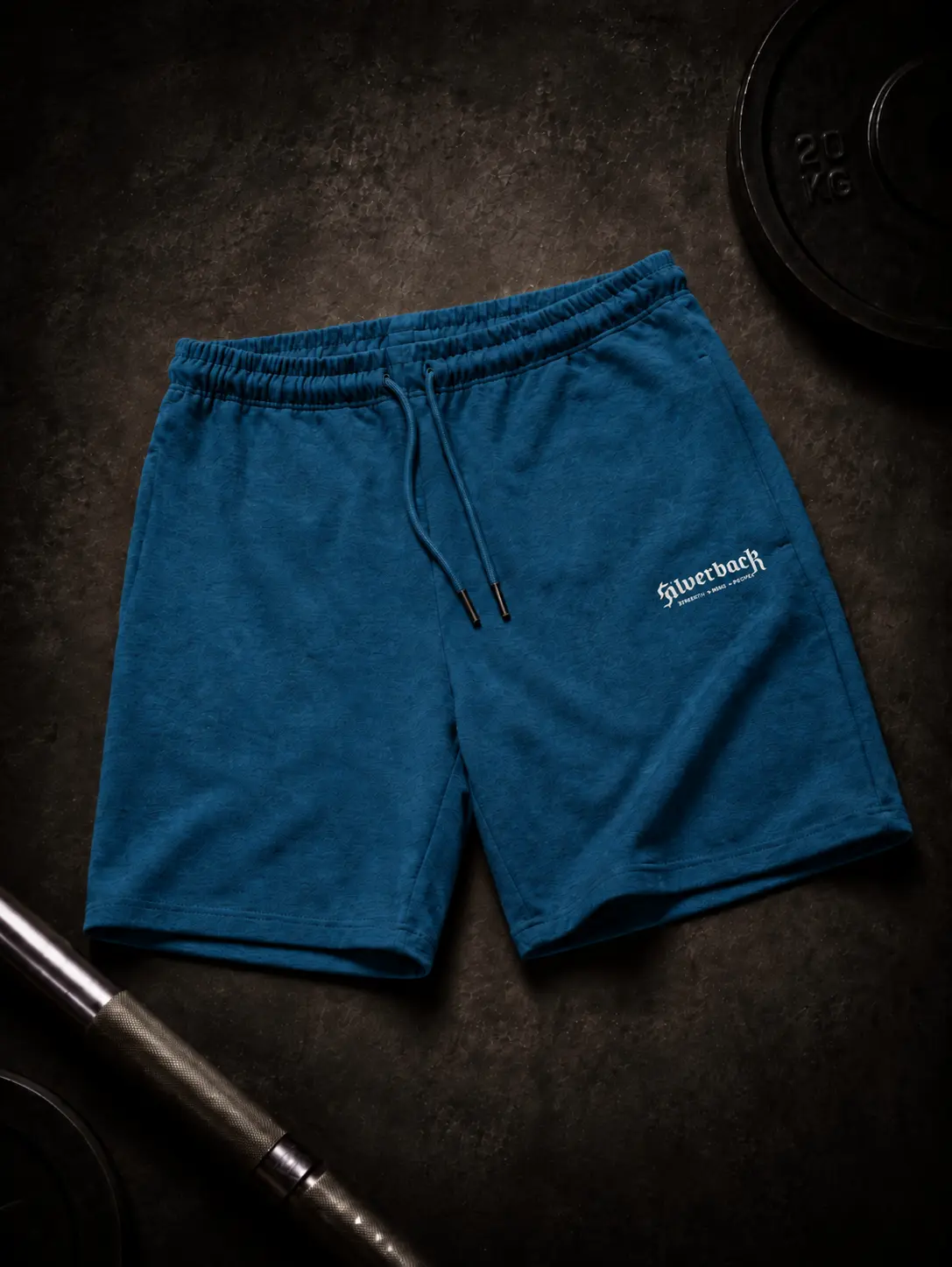 petrol blue shorts
