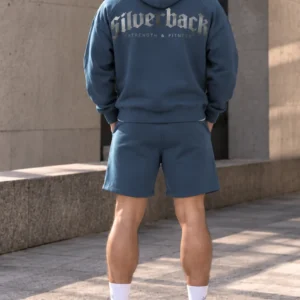 Men’s Boxy Oversized Petrol Blue Hoodie