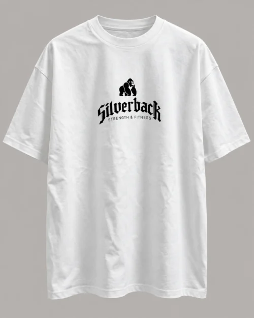 Quattro Collezione Oversized White Gorilla T-Shirt